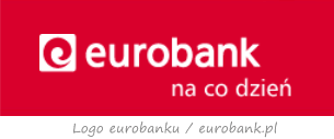 Czerwone logo Banku eurobank