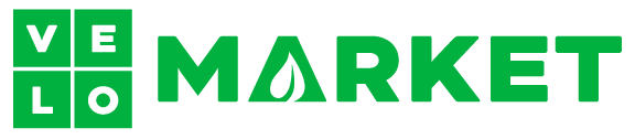 Zielone logo Velomarketu