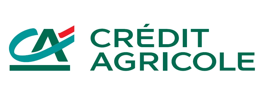 Duże Logo banku Credit Agricole