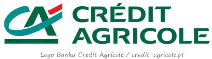 Logo banku Credit Agricole gdzie można założyć konto osobiste
