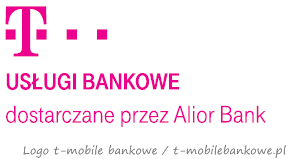 Logo T-Mobile Usług Bankowych dostarczanych przez Alior Bank