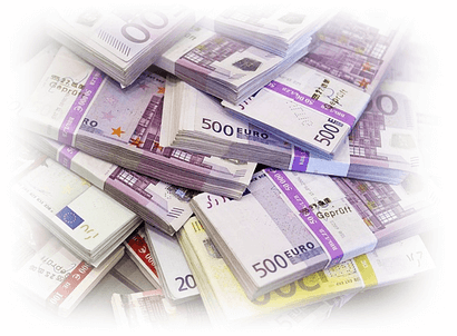 Banknoty w walucie euro