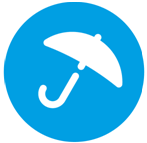 Logo symbolu Programu ochrony kupujących - parasolka