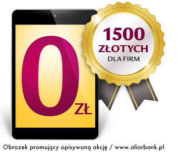 Promocja iKonta biznes w Alior Banku - do zgarnięcia 1500 złotych