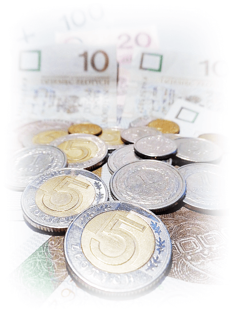 Wpłata polskich pieniędzy (złotówek) na konto bankowe